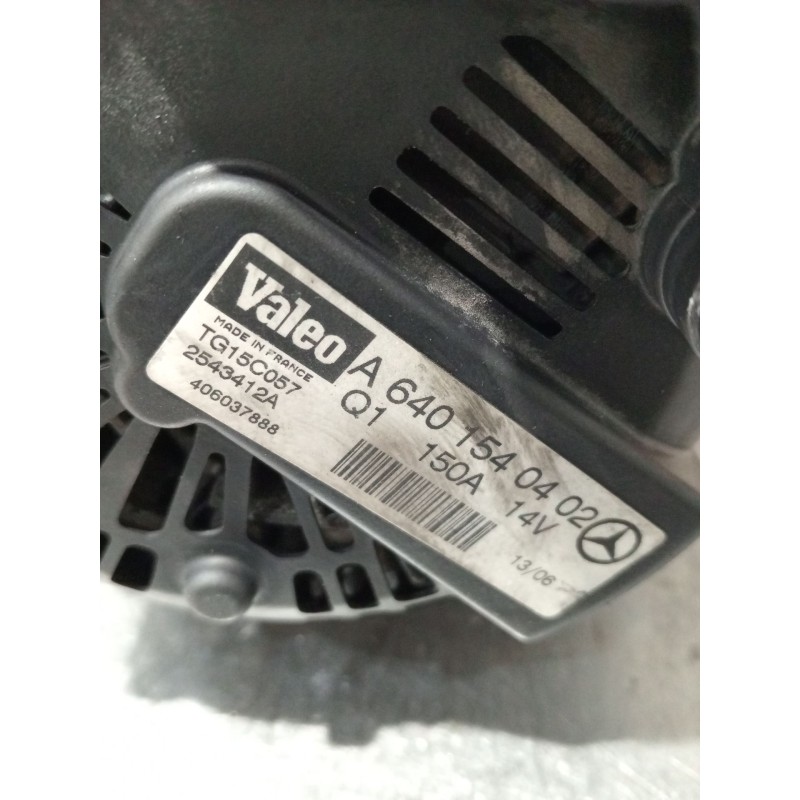 Recambio de alternador para mercedes-benz clase a (w169) a 180 cdi (169.007, 169.307) referencia OEM IAM A6401540402 TG15C057 