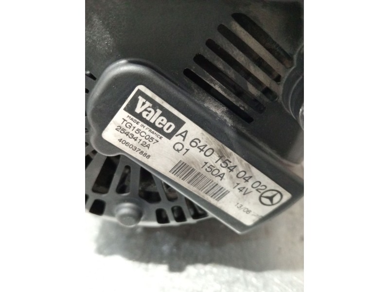 Recambio de alternador para mercedes-benz clase a (w169) a 180 cdi (169.007, 169.307) referencia OEM IAM A6401540402 TG15C057 
