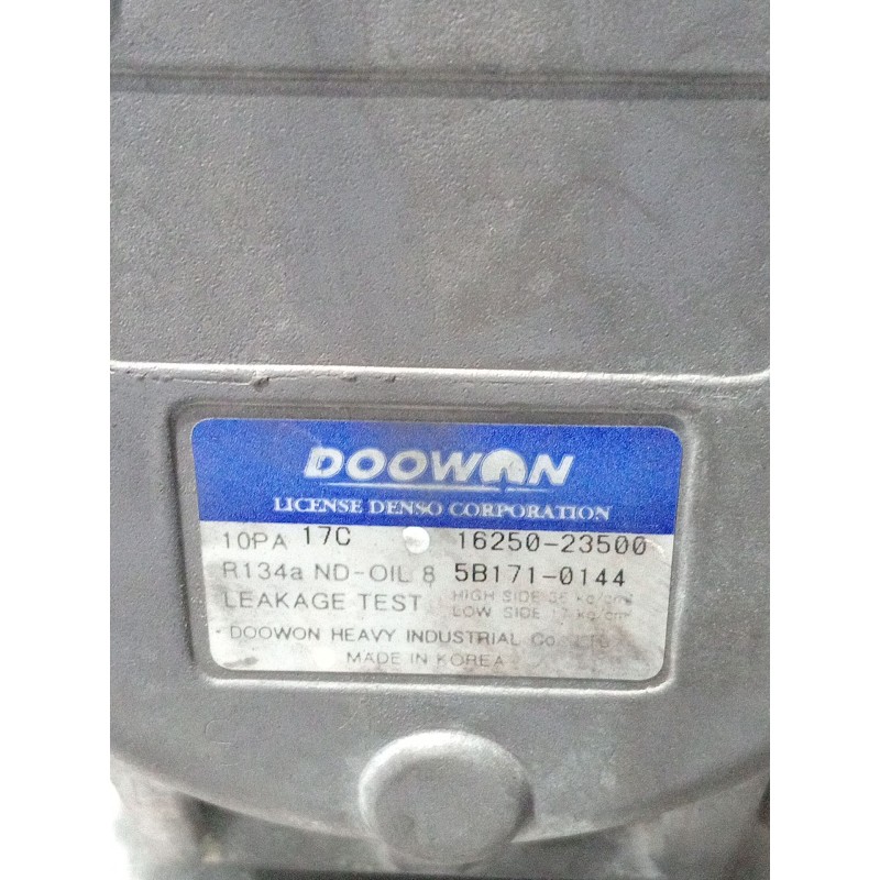 Recambio de compresor aire acondicionado para kia sorento i (jc) 2.5 crdi referencia OEM IAM 1625023500  