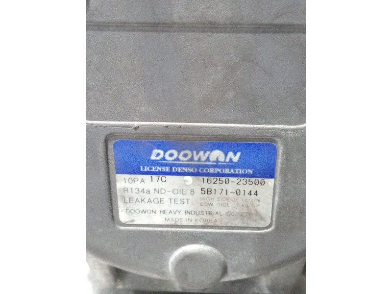 Recambio de compresor aire acondicionado para kia sorento i (jc) 2.5 crdi referencia OEM IAM 1625023500  