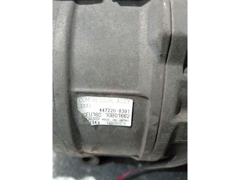 Recambio de compresor aire acondicionado para audi a4 b6 (8e2) 2.0 referencia OEM IAM 4472208391  