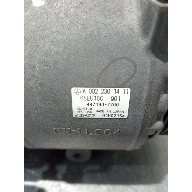 Recambio de compresor aire acondicionado para mercedes-benz clase a (w169) a 180 cdi (169.007, 169.307) referencia OEM IAM A0022