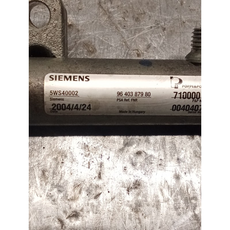 Recambio de rampa inyectora para citroën xsara (n1) 2.0 hdi 90 referencia OEM IAM 9640387980 5WS40002 