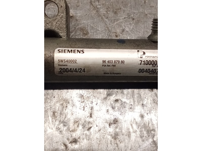 Recambio de rampa inyectora para citroën xsara (n1) 2.0 hdi 90 referencia OEM IAM 9640387980 5WS40002 