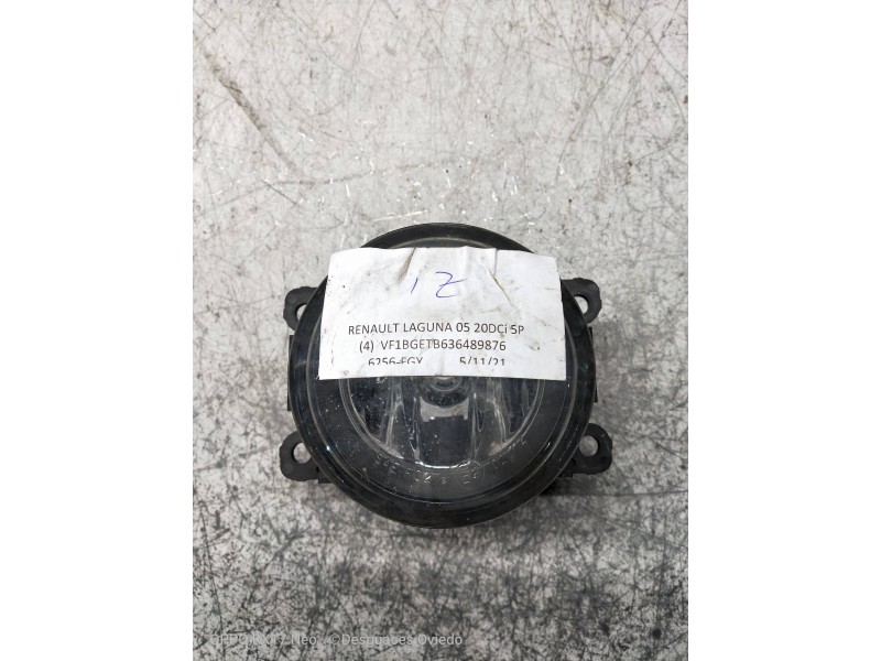 Recambio de faro antiniebla izquierdo para renault laguna ii (bg0) confort dynamique referencia OEM IAM   