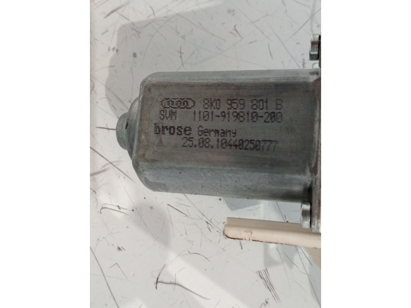 Recambio de elevalunas delantero derecho para volkswagen sharan (7n1, 7n2) 2.0 tdi referencia OEM IAM 8K0959801B 5P 7N0837462D