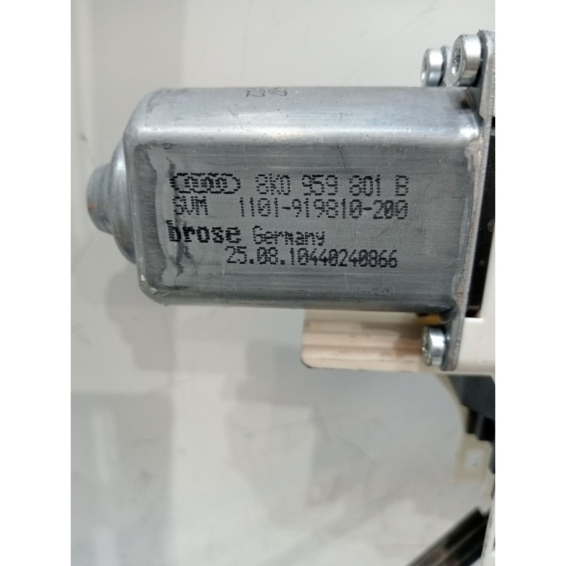 Recambio de elevalunas trasero derecho para volkswagen sharan (7n1, 7n2) 2.0 tdi referencia OEM IAM 8K0959801B 5P LATERAL DERECH