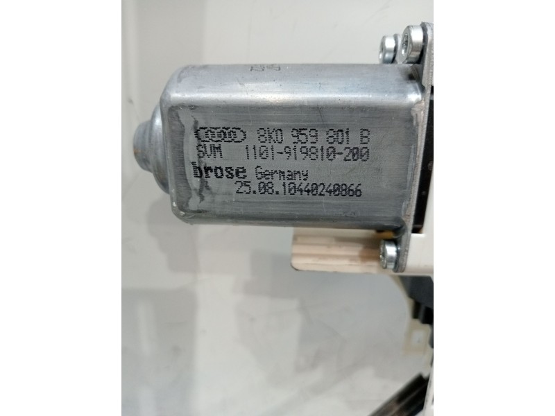 Recambio de elevalunas trasero derecho para volkswagen sharan (7n1, 7n2) 2.0 tdi referencia OEM IAM 8K0959801B 5P LATERAL DERECH