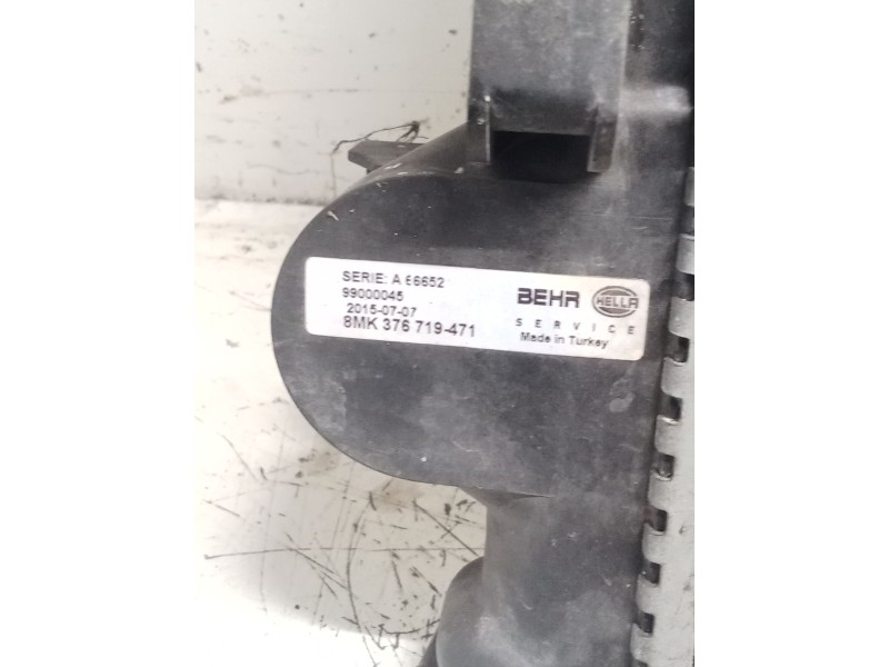 Recambio de radiador agua para peugeot expert furgoneta (222) 1.9 d 70 referencia OEM IAM 8MK376719471 99000045 