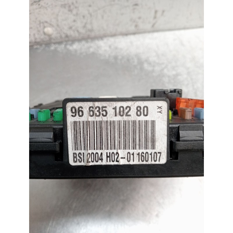 Recambio de caja reles / fusibles para peugeot 407 (6d_) 2.2 hdi 170 (6d4hth) referencia OEM IAM 9663510280 BSI2004H02 01160107