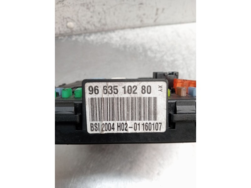 Recambio de caja reles / fusibles para peugeot 407 (6d_) 2.2 hdi 170 (6d4hth) referencia OEM IAM 9663510280 BSI2004H02 01160107