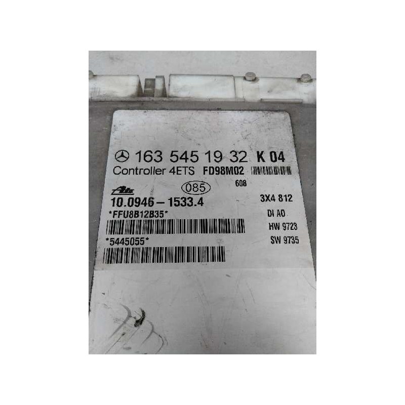 Recambio de centralita abs para mercedes clase m (w163) 3.2 v6 18v cat referencia OEM IAM 10094615334 1635451932 FD98M02 K04