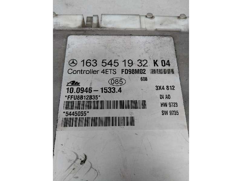 Recambio de centralita abs para mercedes clase m (w163) 3.2 v6 18v cat referencia OEM IAM 10094615334 1635451932 FD98M02 K04