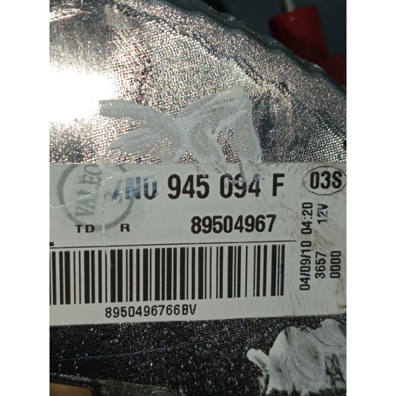 Recambio de piloto trasero derecho interior para volkswagen sharan (7n1, 7n2) 2.0 tdi referencia OEM IAM 7N0945094F 89504967 