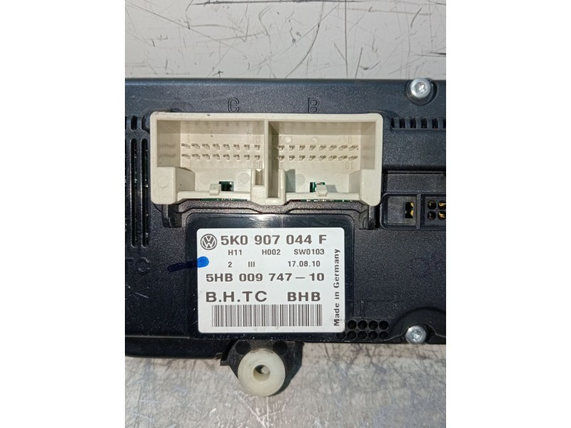 Recambio de mando calefaccion / aire acondicionado para volkswagen sharan (7n1, 7n2) 2.0 tdi referencia OEM IAM 5K0907044F 5HB00