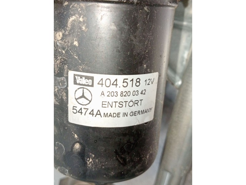 Recambio de motor limpia delantero para mercedes-benz clk (c209) clk 270 cdi (209.316) referencia OEM IAM A2038200342 404518 