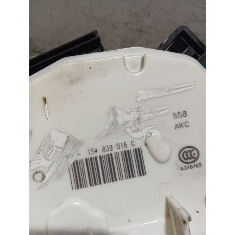 Recambio de motor cierre centralizado trasero derecho para skoda citigo (nf1) 1.0 referencia OEM IAM 1S4839015G 5P 