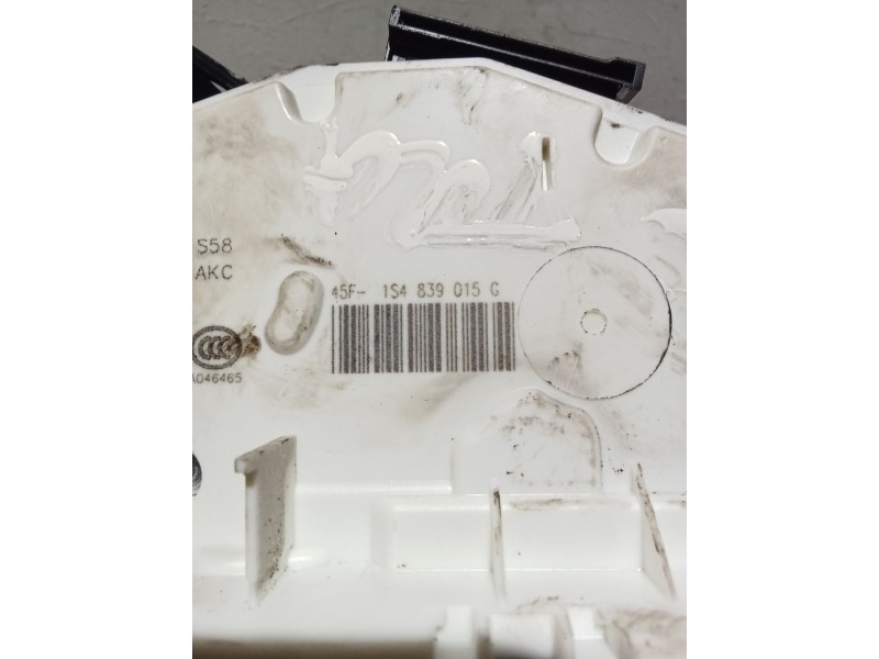 Recambio de motor cierre centralizado trasero izquierdo para skoda citigo (nf1) 1.0 referencia OEM IAM 1S4839015G 5P 