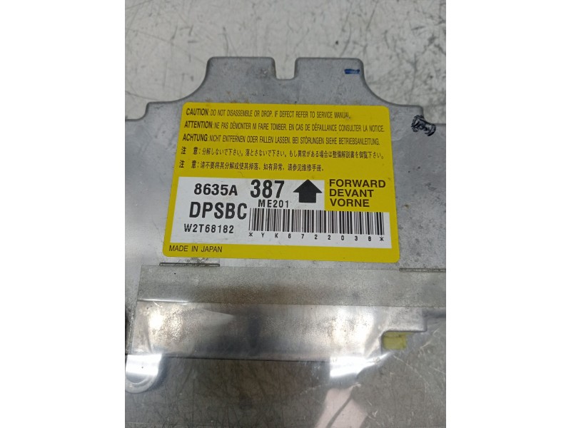 Recambio de kit airbag para citroën c-zero referencia OEM IAM 8635A387 W2T68182 DOSBCME201