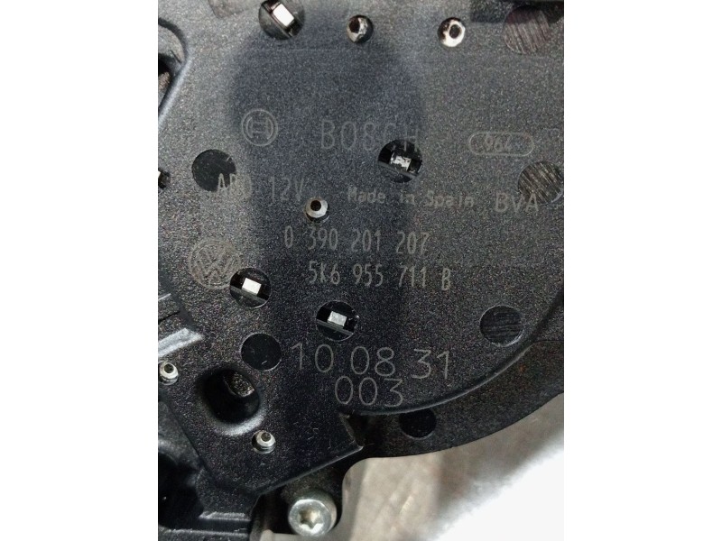Recambio de motor limpia trasero para volkswagen sharan (7n1, 7n2) 2.0 tdi referencia OEM IAM 0390201207 5K6955711B 