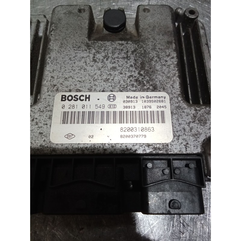 Recambio de centralita motor uce para renault scénic ii (jm0/1_) 1.9 dci (jm0g, jm12, jm1g, jm2c) referencia OEM IAM 0281011549 