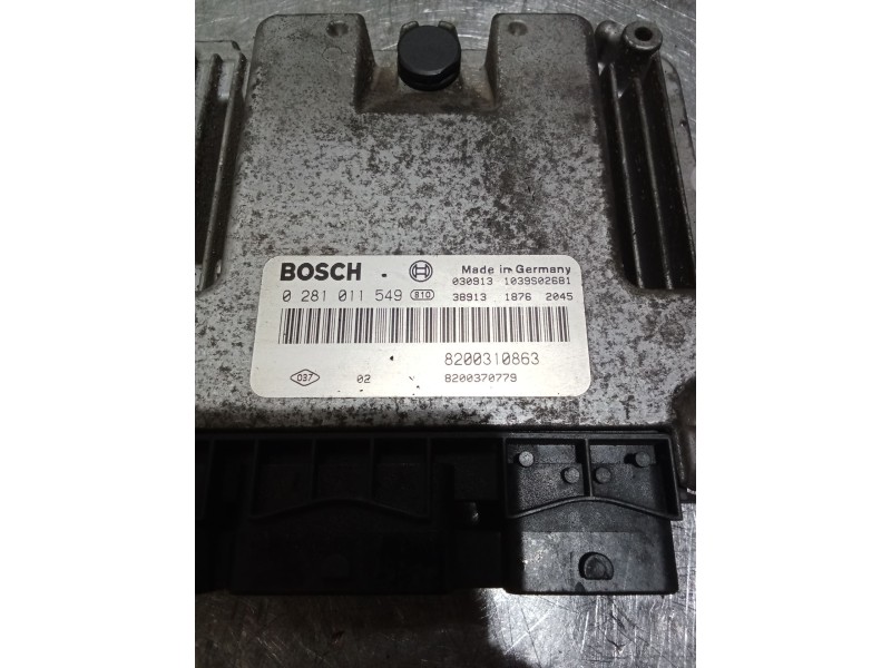 Recambio de centralita motor uce para renault scénic ii (jm0/1_) 1.9 dci (jm0g, jm12, jm1g, jm2c) referencia OEM IAM 0281011549 