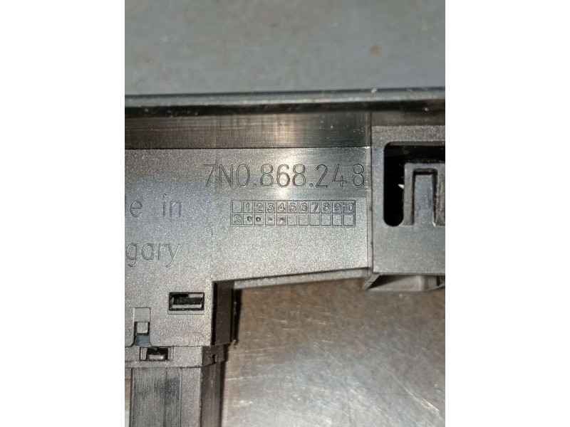 Recambio de mando elevalunas delantero derecho para volkswagen sharan (7n1, 7n2) 2.0 tdi referencia OEM IAM 7N0868248  