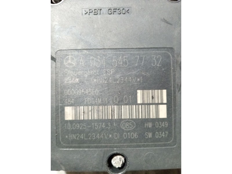Recambio de abs para mercedes-benz clk (c209) clk 270 cdi (209.316) referencia OEM IAM A0345457732 A0054312912 10020404394