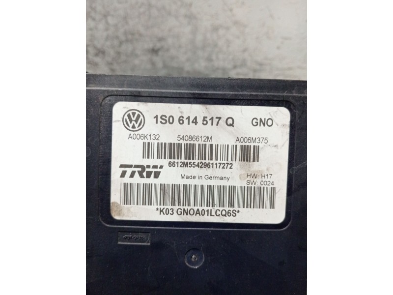 Recambio de abs para skoda citigo (nf1) 1.0 referencia OEM IAM 1S0614517 54086612M 