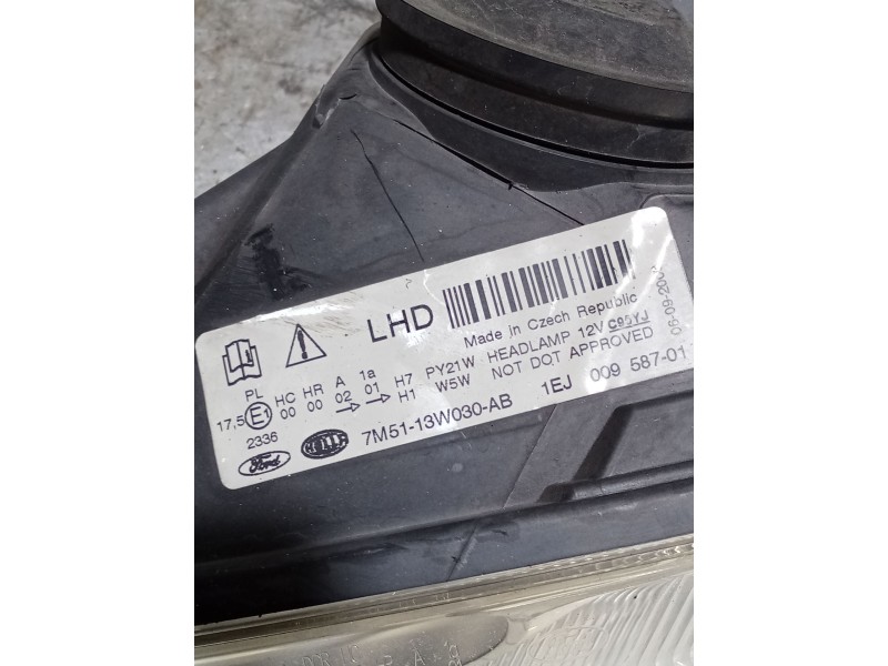 Recambio de faro izquierdo para ford c-max (dm2) 1.8 tdci referencia OEM IAM 7M5113W030AB  