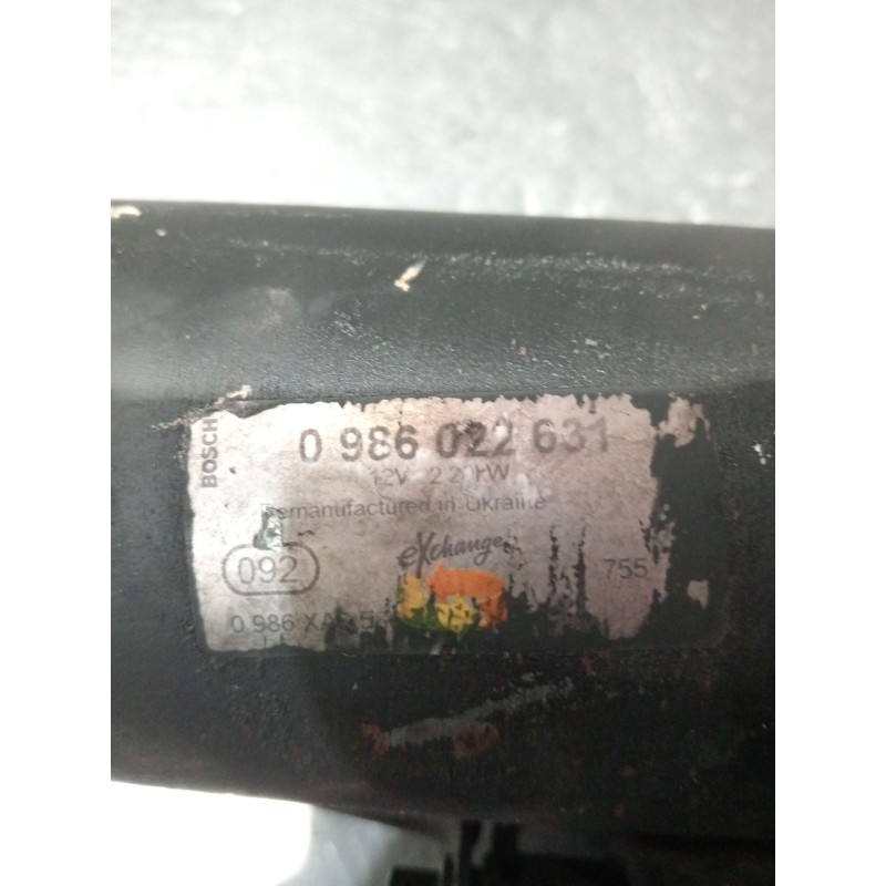 Recambio de motor arranque para ford focus i (daw, dbw) 1.8 tdci referencia OEM IAM 0986022631  