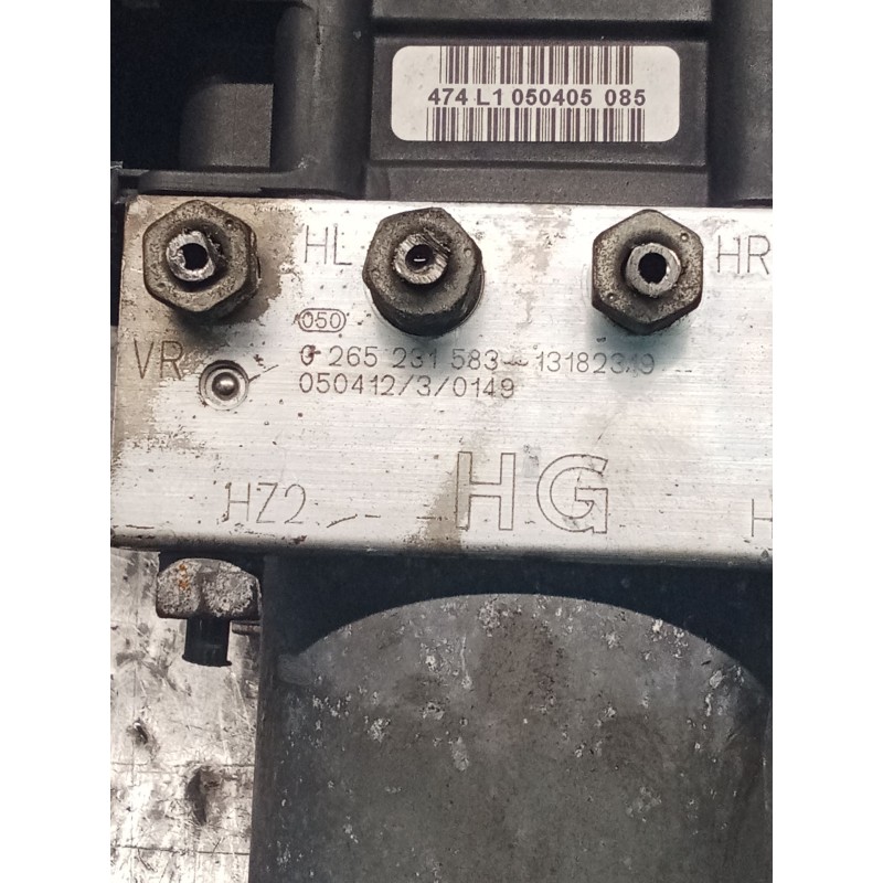 Recambio de abs para opel meriva a monospace (x03) 1.6 16v (e75) referencia OEM IAM 0265800443 0265231583 