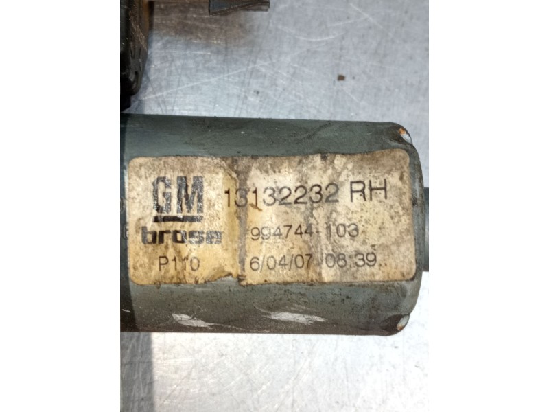 Recambio de elevalunas trasero derecho para opel zafira / zafira family b (a05) 1.9 cdti (m75) referencia OEM IAM 13132232 5P 