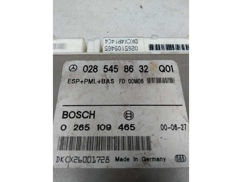 Recambio de centralita abs para mercedes clase s (w220) berlina 320 cdi (220.026) referencia OEM IAM 0265109465 0285458632 FD00M