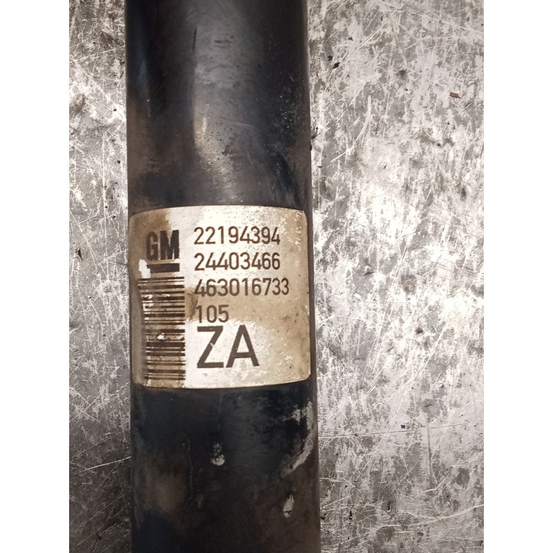 Recambio de amortiguador trasero izquierdo para opel meriva a monospace (x03) 1.6 16v (e75) referencia OEM IAM 22194394 22403466