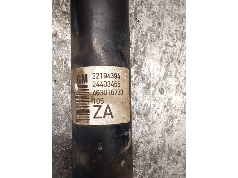 Recambio de amortiguador trasero izquierdo para opel meriva a monospace (x03) 1.6 16v (e75) referencia OEM IAM 22194394 22403466