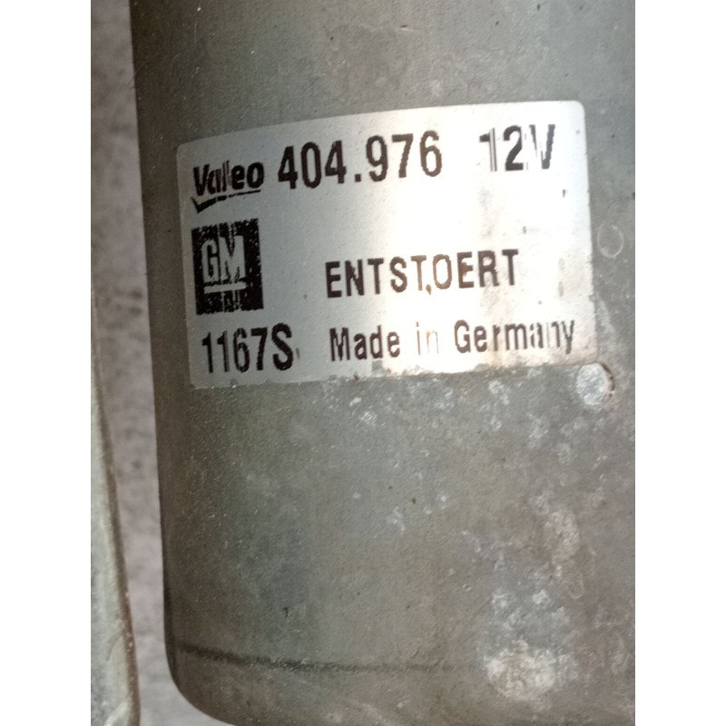 Recambio de motor limpia delantero para opel zafira / zafira family b (a05) 1.9 cdti (m75) referencia OEM IAM 404976 1167S 