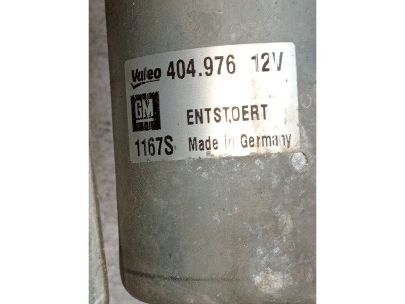 Recambio de motor limpia delantero para opel zafira / zafira family b (a05) 1.9 cdti (m75) referencia OEM IAM 404976 1167S 