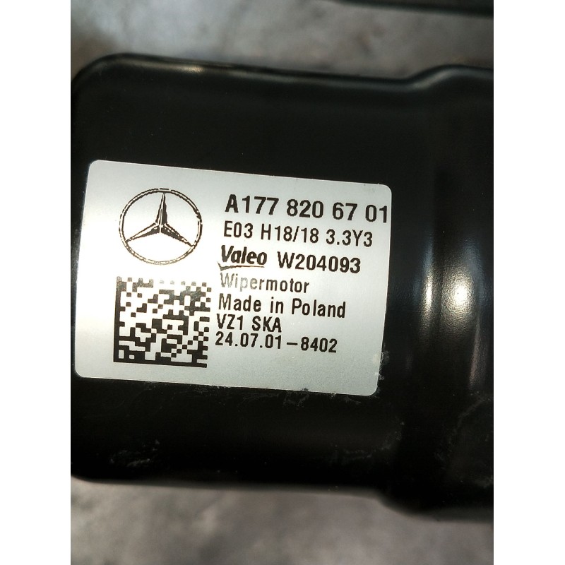 Recambio de motor limpia delantero para mercedes-benz cla shooting brake (x118) cla 200 d (118.612) referencia OEM IAM A17782067