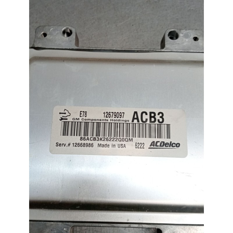Recambio de centralita motor uce para opel mokka / mokka x (j13) 1.4 (_76) referencia OEM IAM 12679097 86ACB3K26222Q0QM 