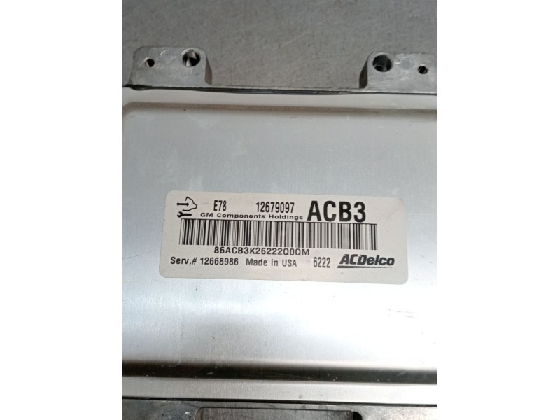 Recambio de centralita motor uce para opel mokka / mokka x (j13) 1.4 (_76) referencia OEM IAM 12679097 86ACB3K26222Q0QM 