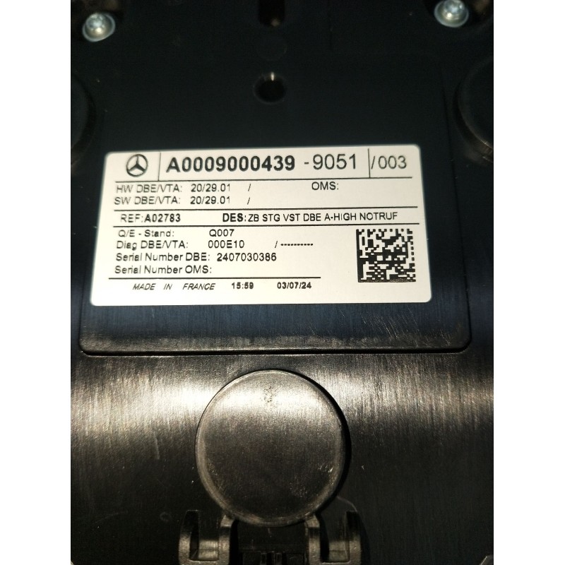 Recambio de luz interior para mercedes-benz cla shooting brake (x118) cla 200 d (118.612) referencia OEM IAM A0009000439 2407030