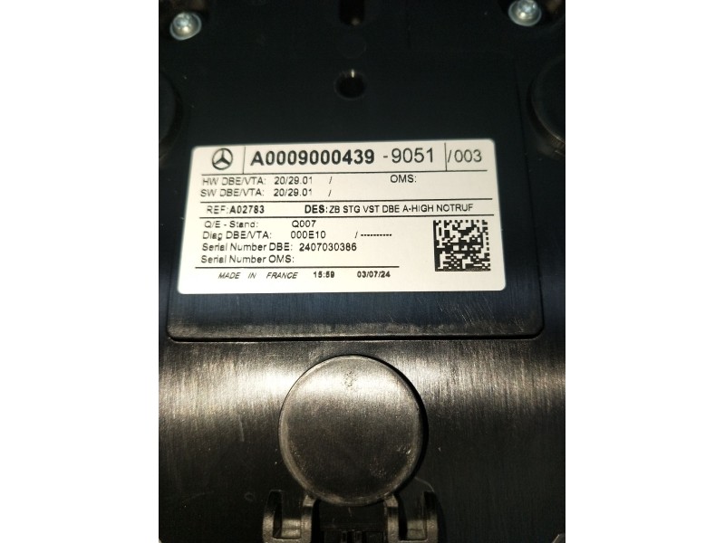 Recambio de luz interior para mercedes-benz cla shooting brake (x118) cla 200 d (118.612) referencia OEM IAM A0009000439 2407030