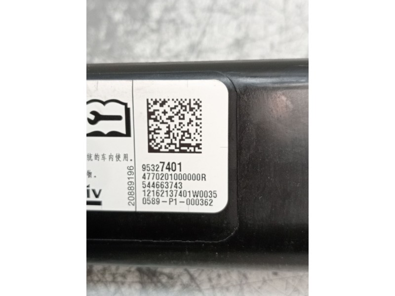 Recambio de airbag cortina delantero derecho para opel mokka / mokka x (j13) 1.4 (_76) referencia OEM IAM 95327401 4770201000000