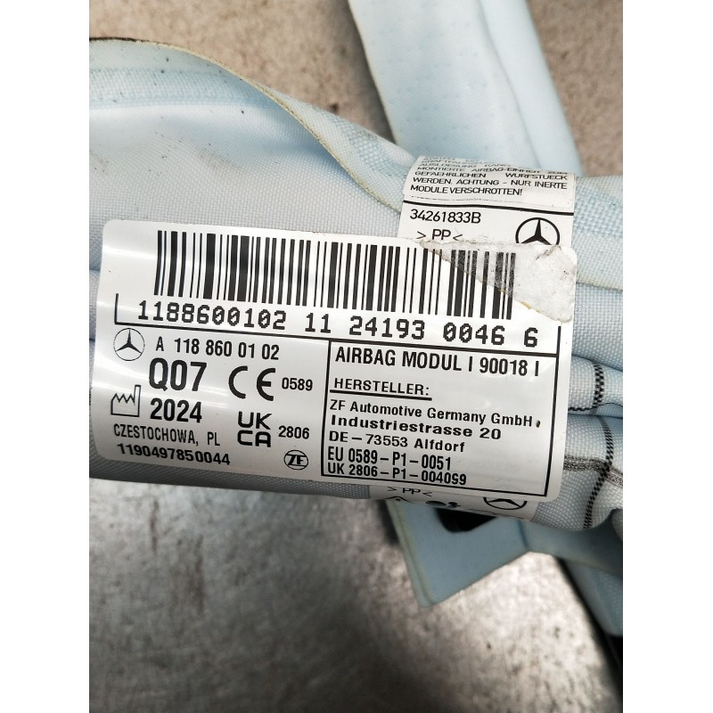 Recambio de airbag cortina delantero derecho para mercedes-benz cla shooting brake (x118) cla 200 d (118.612) referencia OEM IAM