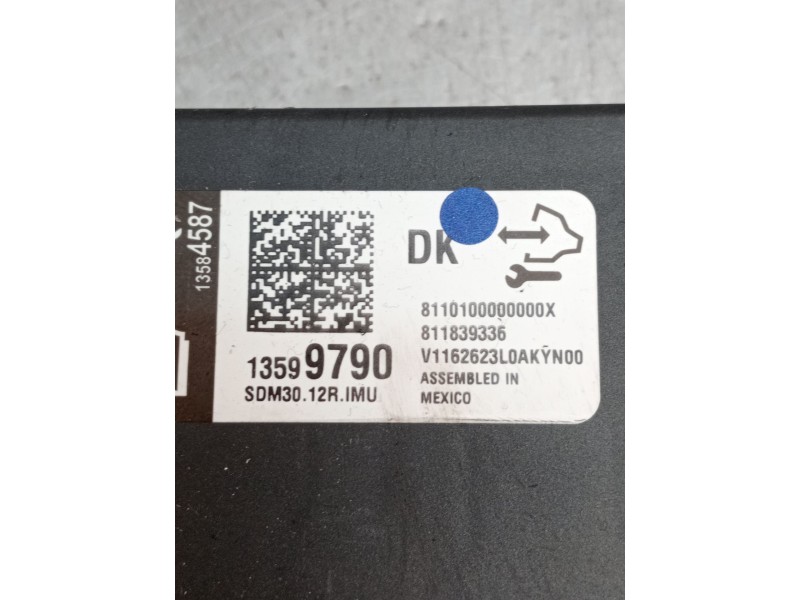 Recambio de kit airbag para opel mokka / mokka x (j13) 1.4 (_76) referencia OEM IAM 13599790 811839336 