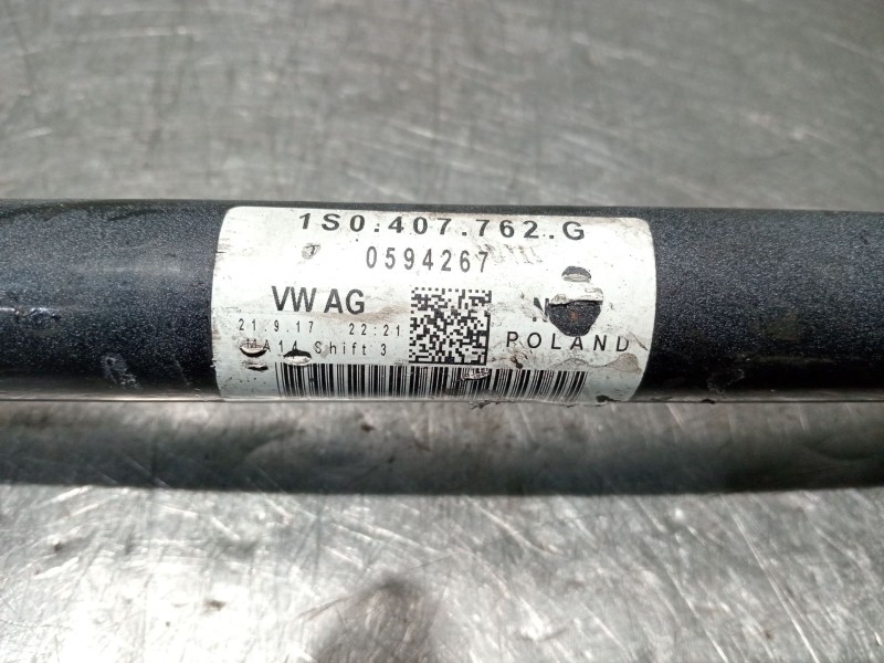 Recambio de transmision delantera derecha para skoda citigo (nf1) 1.0 referencia OEM IAM 1S0407762G  