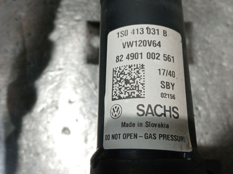 Recambio de amortiguador delantero derecho para skoda citigo (nf1) 1.0 referencia OEM IAM 1S0413031B 824901002561 