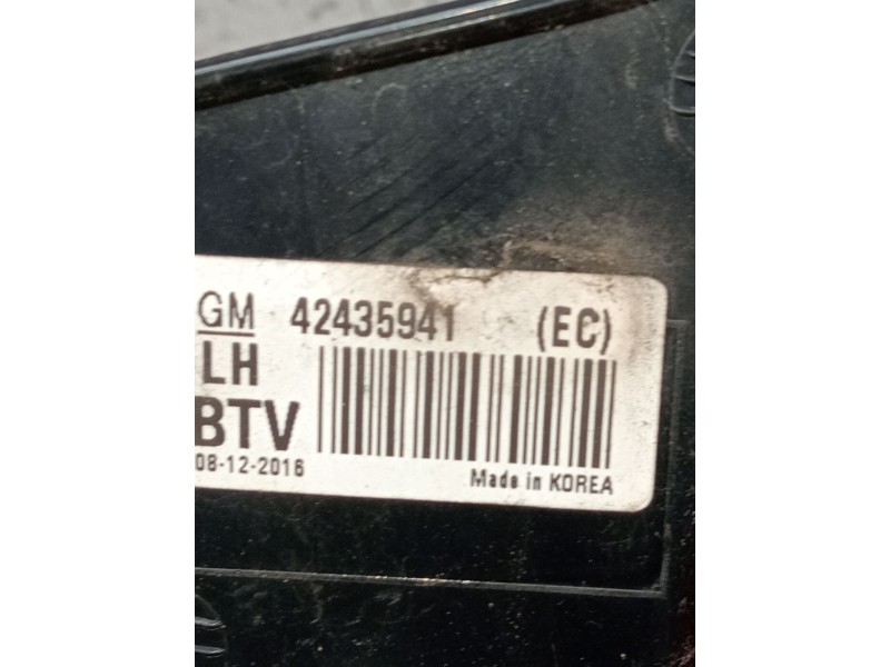 Recambio de piloto trasero izquierdo para opel mokka / mokka x (j13) 1.4 (_76) referencia OEM IAM 42435941  