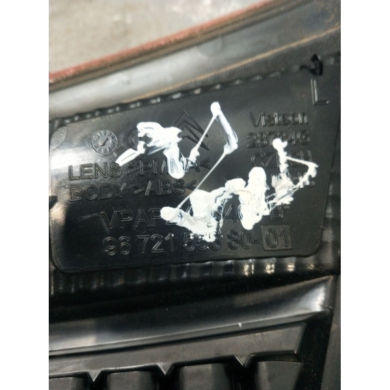 Recambio de piloto trasero izquierdo interior para citroën c4 i (lc_) 2.0 hdi referencia OEM IAM 967215588001  